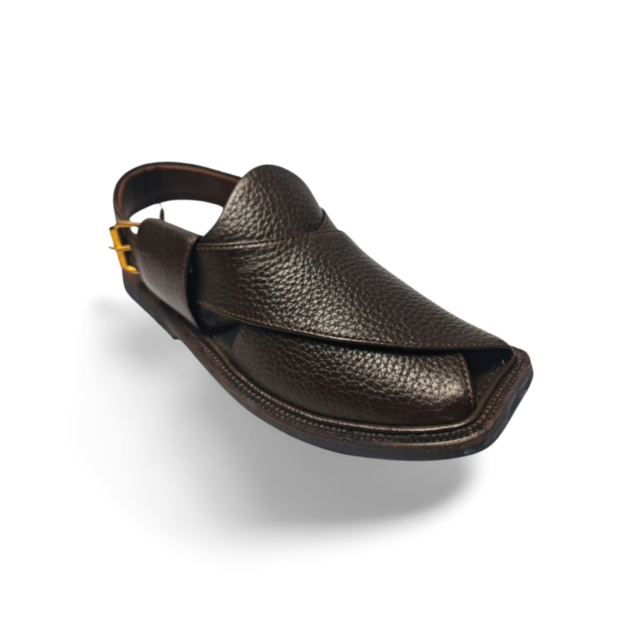Dark Brown Bera Chappal