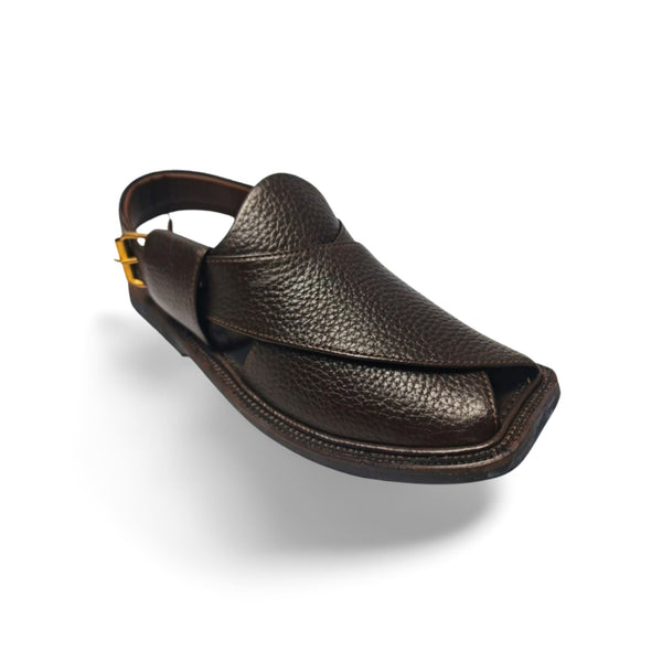 Dark Brown Bera Chappal
