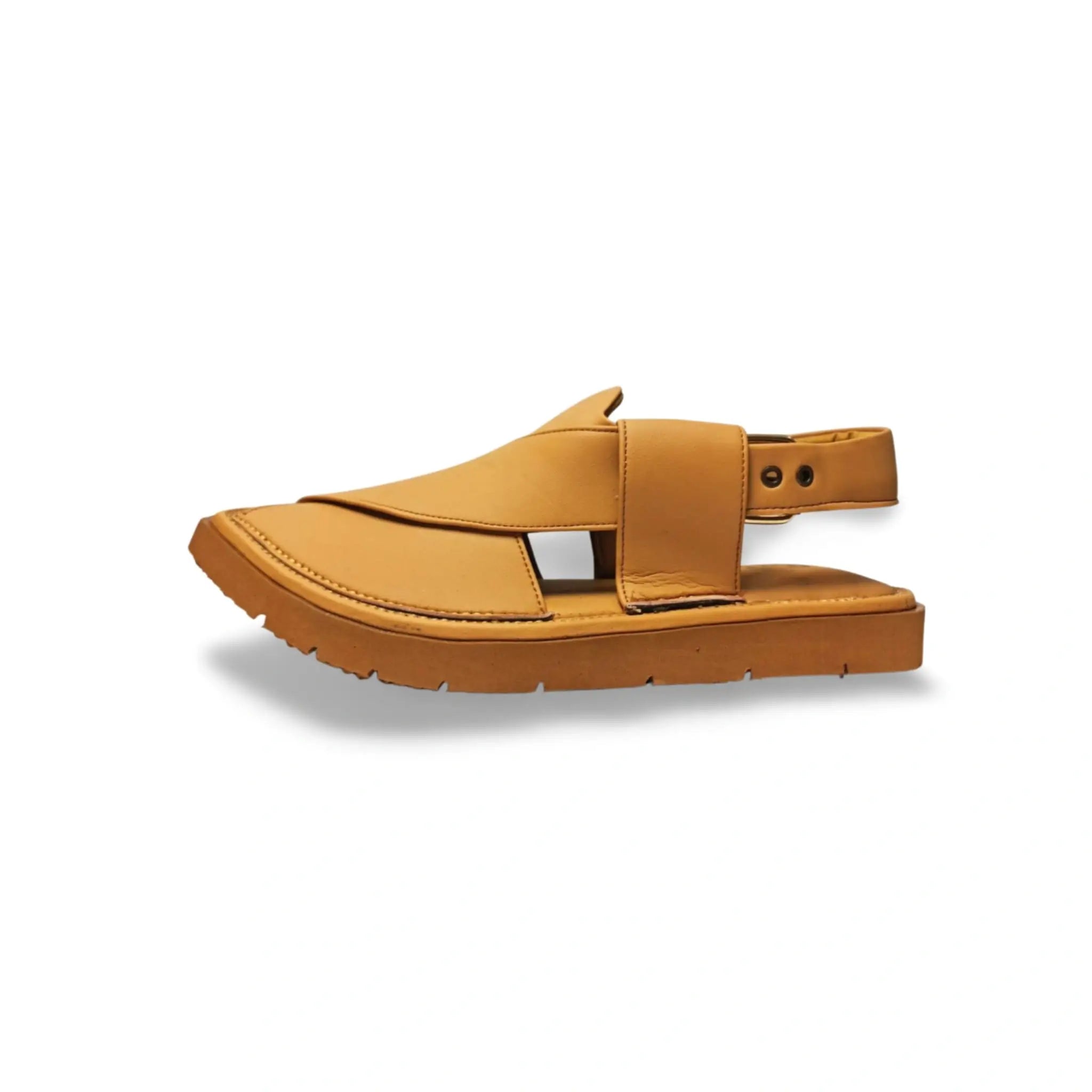 Golden Vibram Sole Chappal