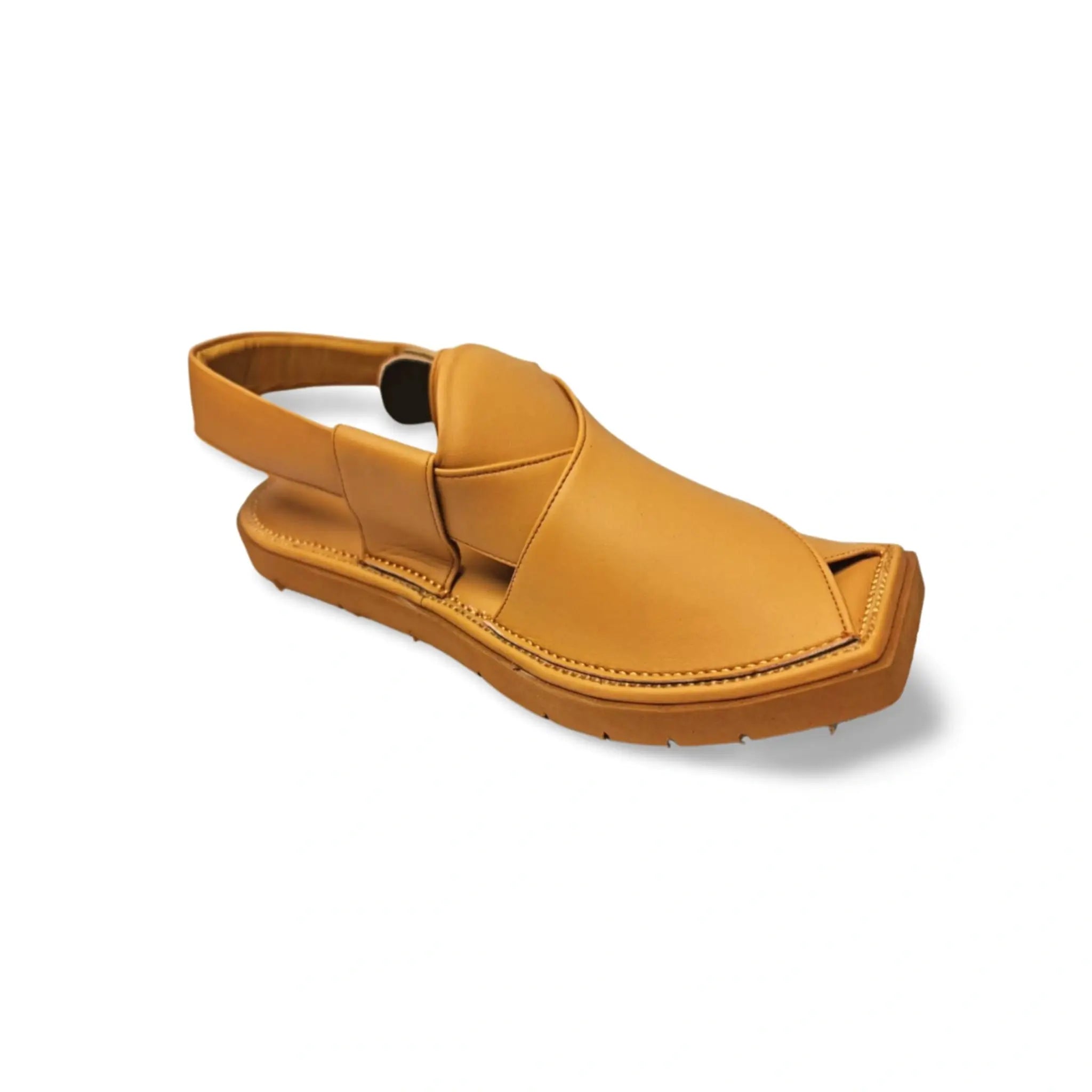 Golden Vibram Sole Chappal