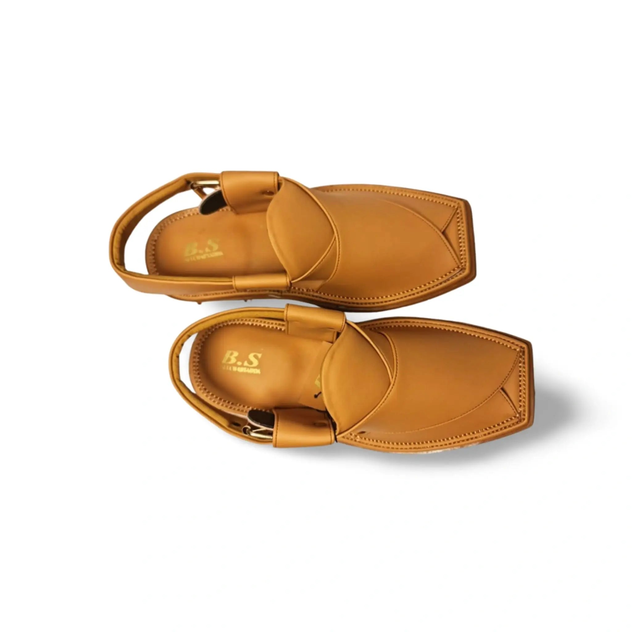Golden Vibram Sole Chappal