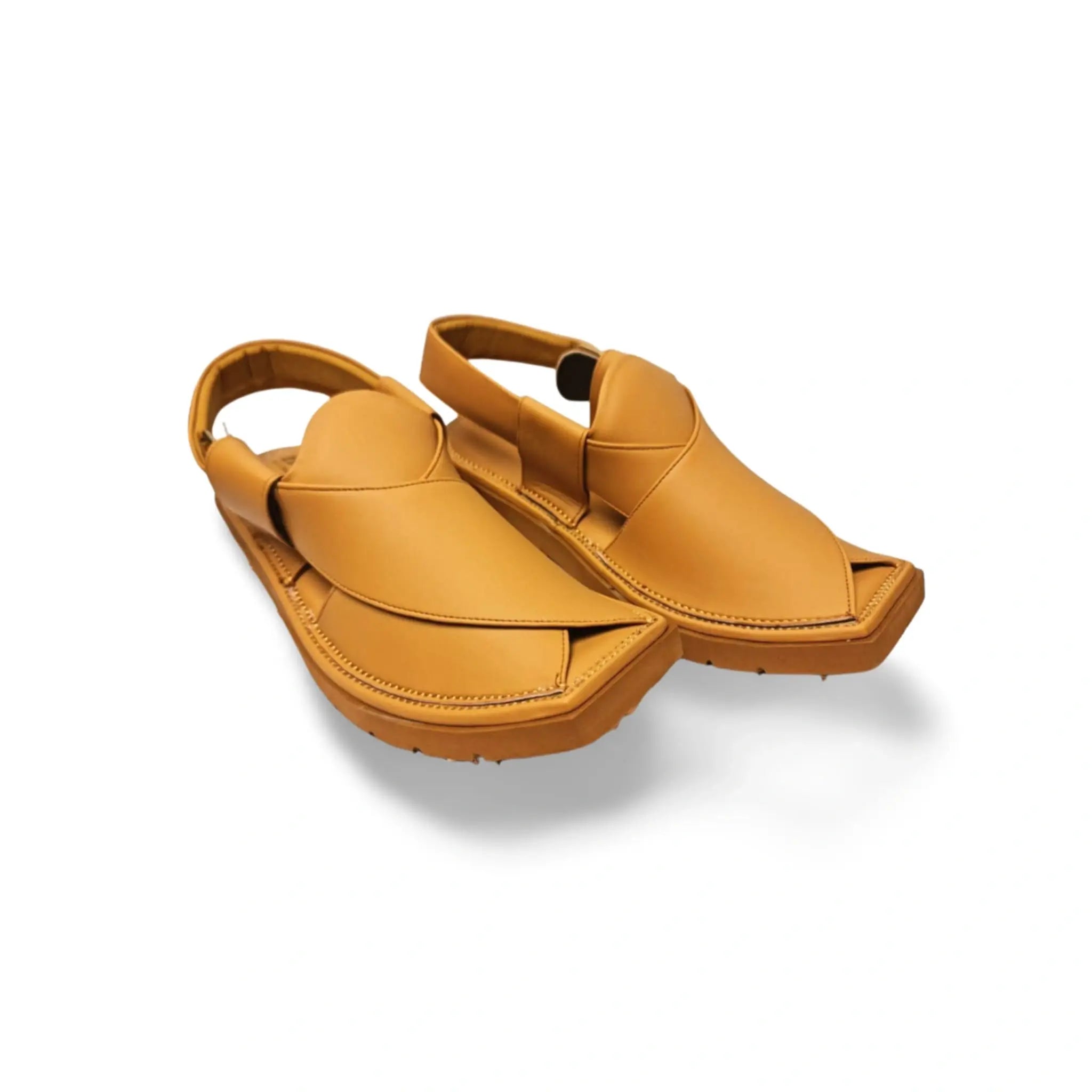 Golden Vibram Sole Chappal