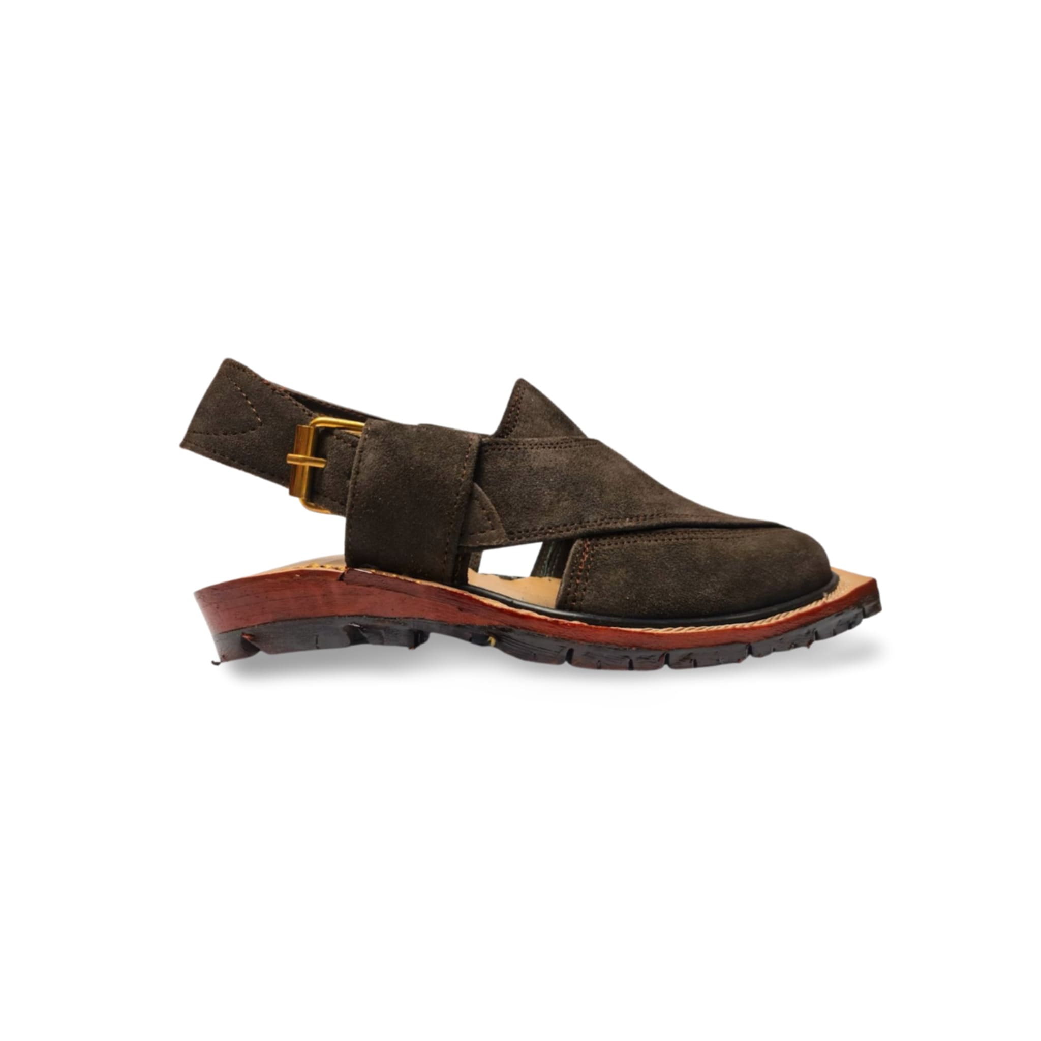 Dark Brown Suede Norouzi