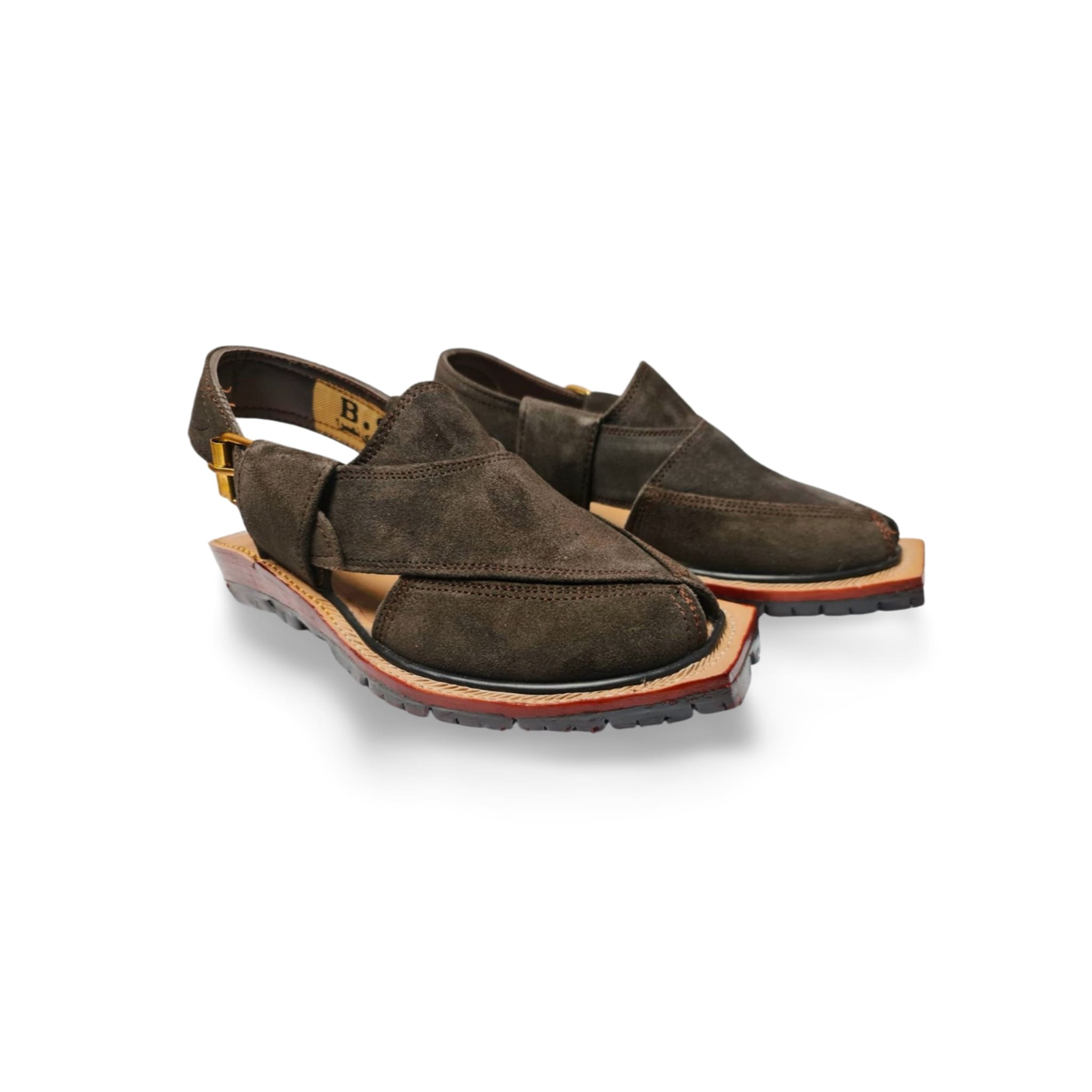 Dark Brown Suede Norouzi