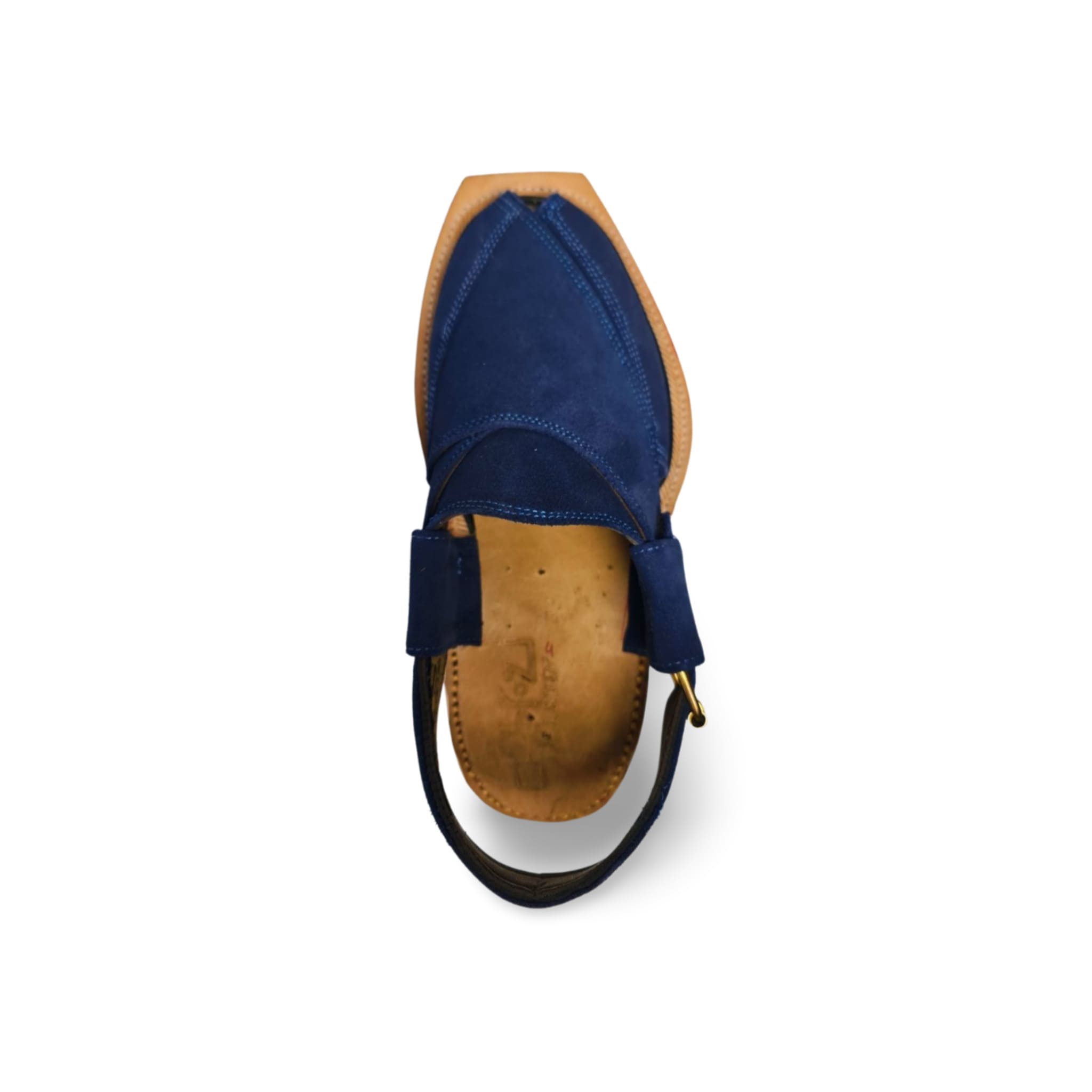 Navy Blue Suede Norouzi