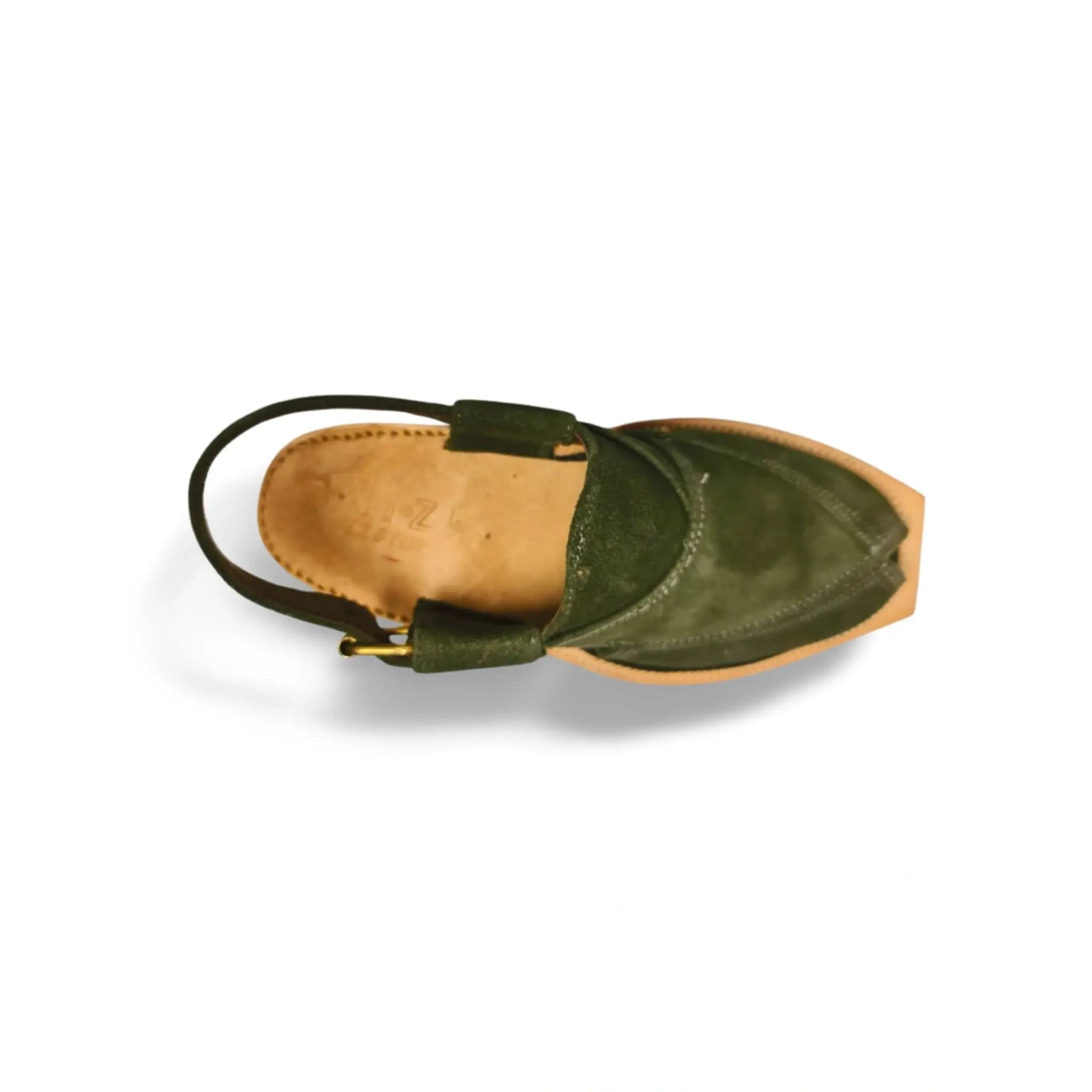 Olive Green Suede Norouzi